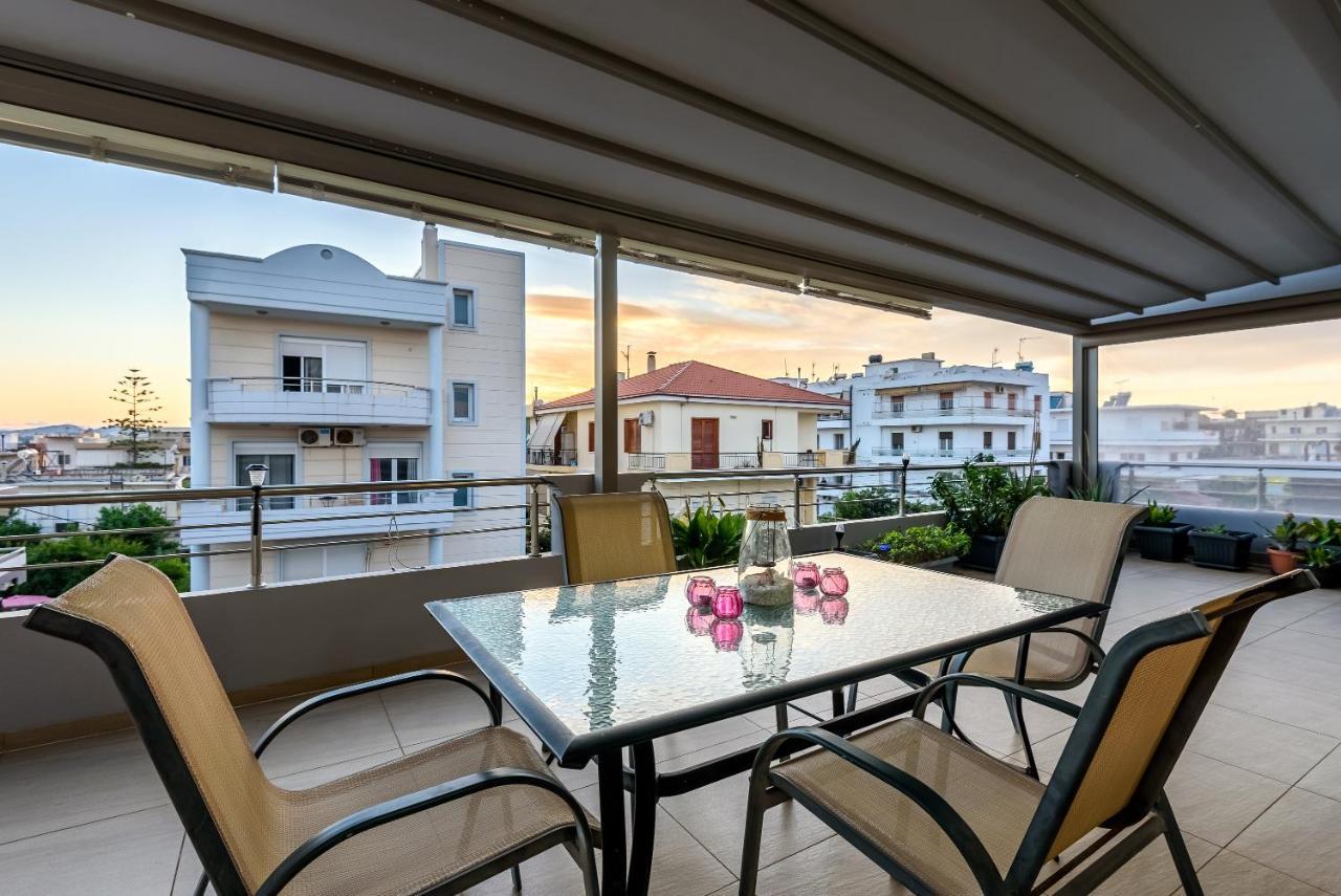 Luxury Villa In City Center With Rooftop Swimming Pool Chania  Eksteriør billede