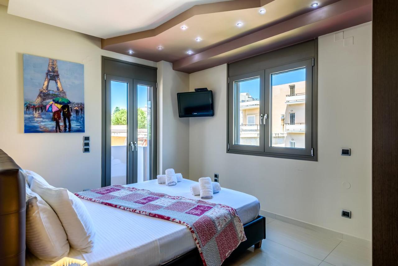 Luxury Villa In City Center With Rooftop Swimming Pool Chania  Eksteriør billede